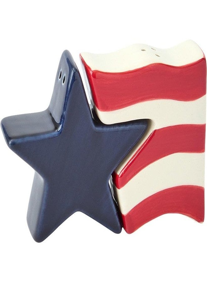 The Lakeside Collection Americana Patriotic Melamine Salad or Appetizer Plates - Set of 4 - Image 5
