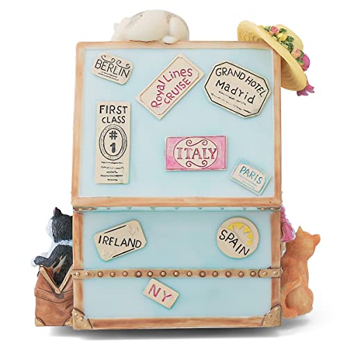 Mr.Winder Cat Music Box Gift for Girlfriend Wife Daughter Grandma Granddaughter Sister Friends, Cute Kitty Musical Box Anniversary Birthday Gifts Kitten Lover Mother Day Present - Image 4