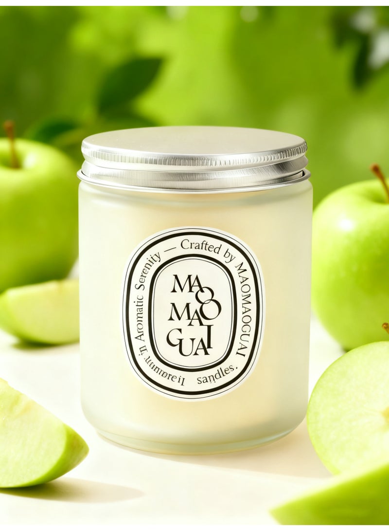 شموع عطرية نباتية برائحة التفاح، مجموعة شموع عطرية تدوم 50 ساعة، 70 أونصة، مجموعة هدايا شموع للنساء، مثالية كهدايا عيد ميلاد - Image 1