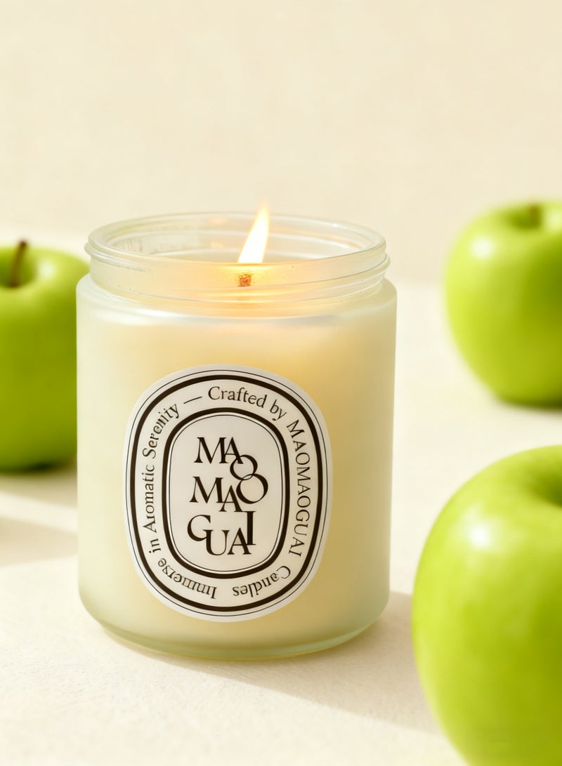 شموع عطرية نباتية برائحة التفاح، مجموعة شموع عطرية تدوم 50 ساعة، 70 أونصة، مجموعة هدايا شموع للنساء، مثالية كهدايا عيد ميلاد - Image 3