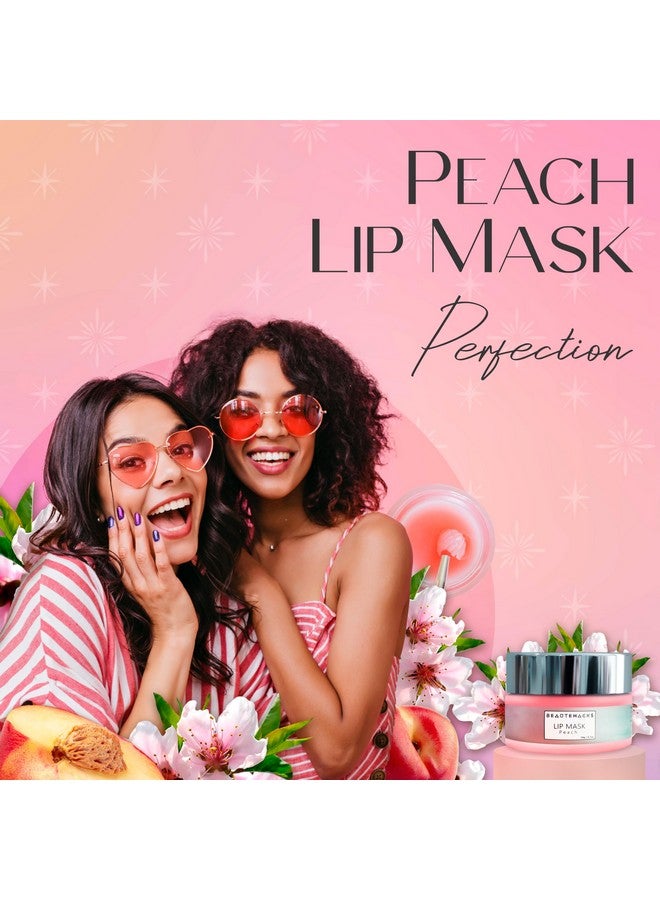 YuGlo Moisture & Collagen Booster Lip Sleeping Mask Treatment To Restore Hydrate & Plump Dry Chapped Lips Peach - Image 5