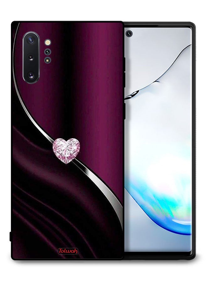 Tolwak Samsung Galaxy Note 10 Plus Protective Case Cover Diamond Heart - Image 1
