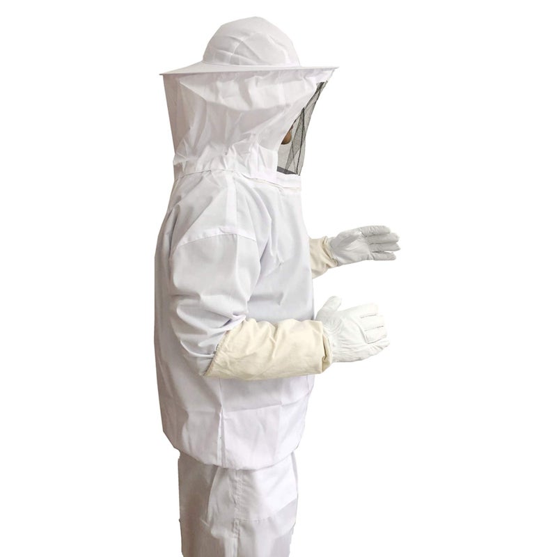 Professional Beekeeper Suit (Jacket, Pants, Gloves) Beekeeping Suit Bee Suits for Men Women