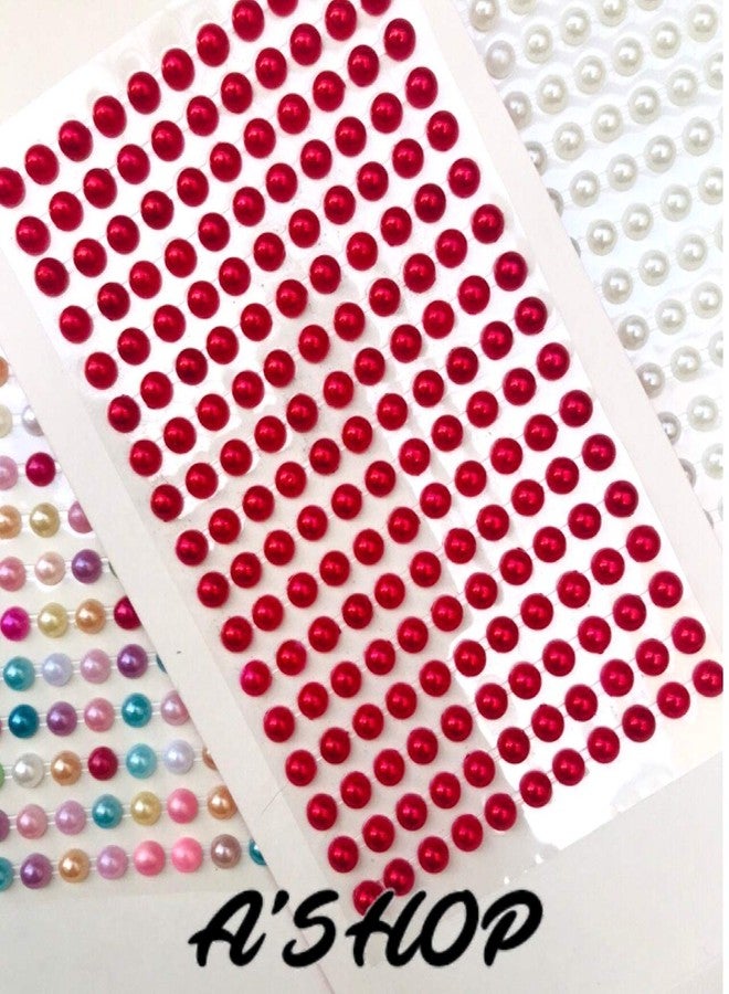 A'SHOP Paper Pearl Stone Sticker (Multicolour) - Set of 3, Love - Image 3