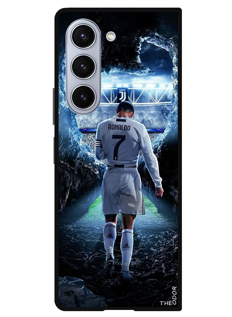 Theodor Protective Case Anti Scratch Shock Proof Bumper Cover For Samsung Galaxy Z Fold 6 Ronaldo - Image 1