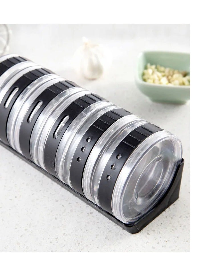 SONAM Sonam Cylindrical Spice Set - 6 Pack with Stylish Holder + Code 5233 - Image 2