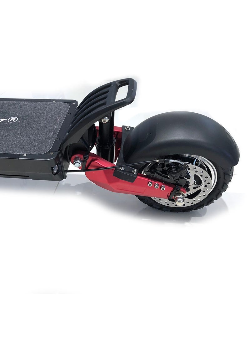 Crony - DK-30 Dual 1500W Motor E-Scooter for Adults, 52V/20AH 45-80KM Range 10''Off-Road, Heavy Duty Foldable All-Terrain Commuter Scooter with Dual Suspension, Disc Brakes, Aluminum Frame Electric Scooter, LED Headlights, Base Lights, Mobile Phone Holder, Front Bag, Brushless Motorized Portable E-SkateBoard, Capable of 90KM Travel Performance, 120 kg High Capacity Electric Ebike for Heavy Riders - Image 1