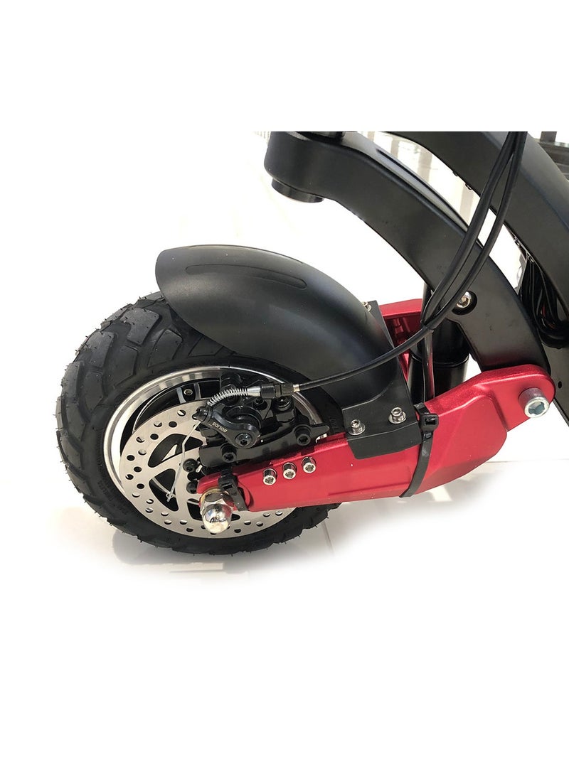 Crony - DK-30 Dual 1500W Motor E-Scooter for Adults, 52V/20AH 45-80KM Range 10''Off-Road, Heavy Duty Foldable All-Terrain Commuter Scooter with Dual Suspension, Disc Brakes, Aluminum Frame Electric Scooter, LED Headlights, Base Lights, Mobile Phone Holder, Front Bag, Brushless Motorized Portable E-SkateBoard, Capable of 90KM Travel Performance, 120 kg High Capacity Electric Ebike for Heavy Riders - Image 1
