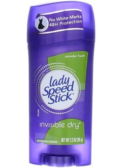 Lady Speed Stick Invisible Dry Antiperspirant & Deodorant, Powder Fresh 65g 