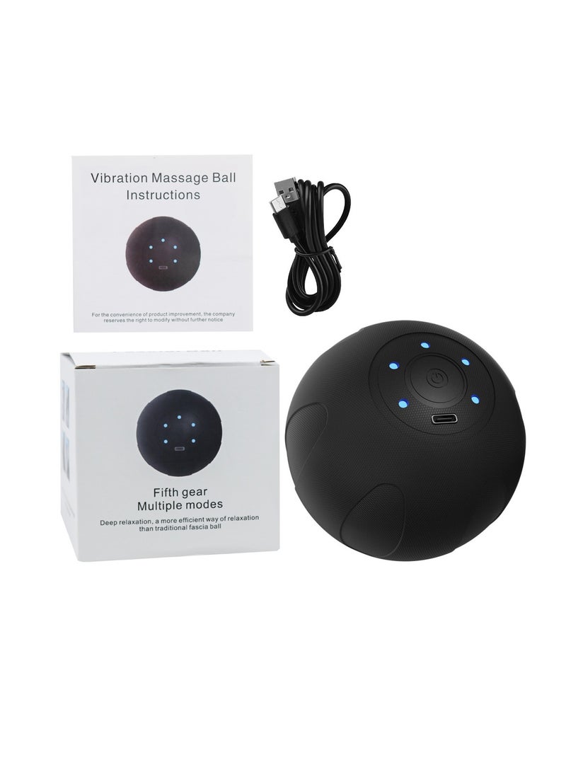 general Vibrating Massage Ball with 5-Speed Mode for Muscle Recovery, Myofascial Release - Deep Tissue Massage Ball for Trigger Point Massage - Mobility Ball Back & Hip Flexor Release Tool - Image 2