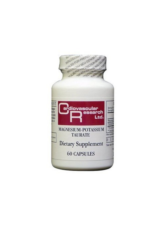 Ecological Formulas - Magnesiumpotassium Taurate 60 Caps - Image 1