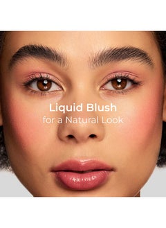 LAMEL Bb Blush Makeup Lamel Liquid Cream Blush For Cheeks & Lids Makeup Creamy Texture Hydrating Long Lasting Blendable For All Skin Types Cruelty Free401 Tea Rose10Ml/033Fl.Oz  - Image 3