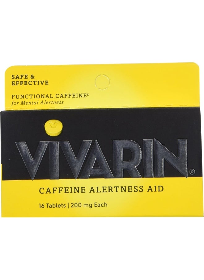 Vivarin - Caffeine Alertness Aid 200Mg Fast Acting: 3 Packs Of 16 Tablets (48 Tablets Total) - Image 1