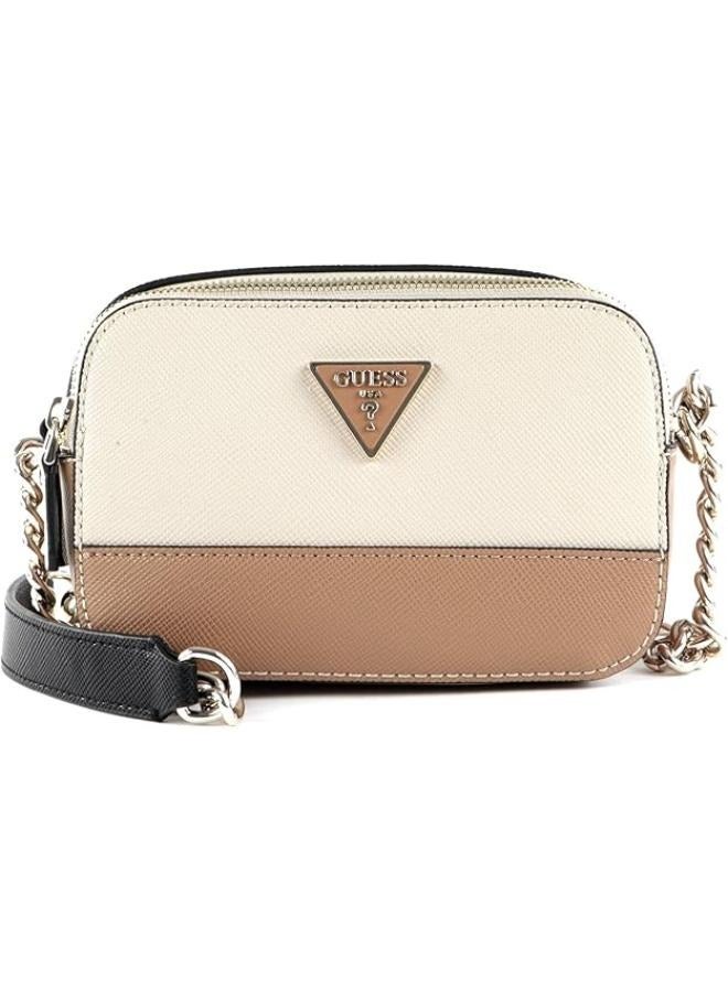 GUESS GUESS Bag Noelle Crossbody Camera Natural Multi  - Image 1