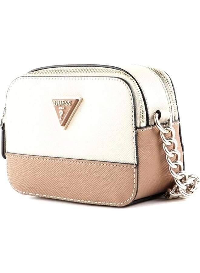GUESS GUESS Bag Noelle Crossbody Camera Natural Multi  - Image 2