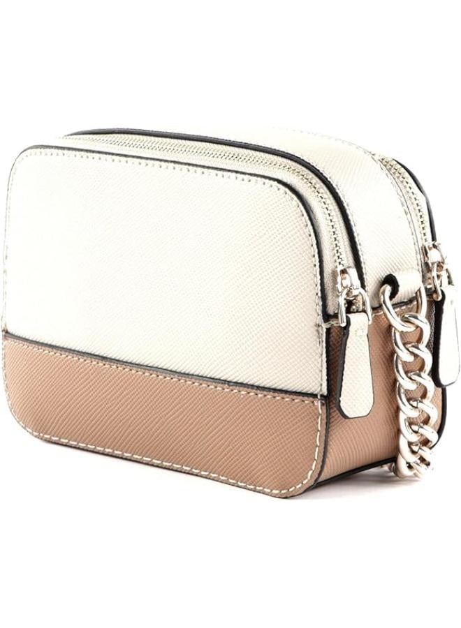 GUESS GUESS Bag Noelle Crossbody Camera Natural Multi  - Image 4