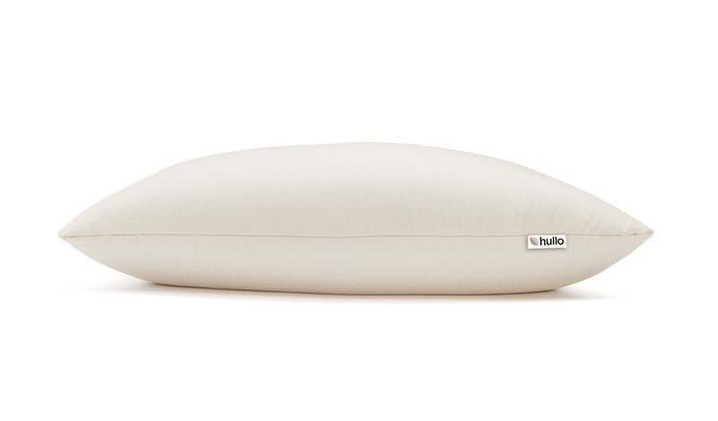 Hullo Buckwheat Pillow 1420  Organic Cooling Firm Japanese Size Sobakawa Pillow for Sleeping  Made in USA