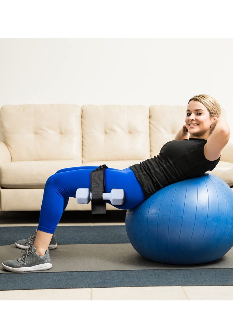 Zikra ExerciseHip Thrust Belt, Booty Belt for Hip Thrust Use with Dumbbells, Kettlebells, Plates, Exercise Hip Thrust Belt with Slip-Resistant Padding for the Gym, Home and Workouts - Image 2