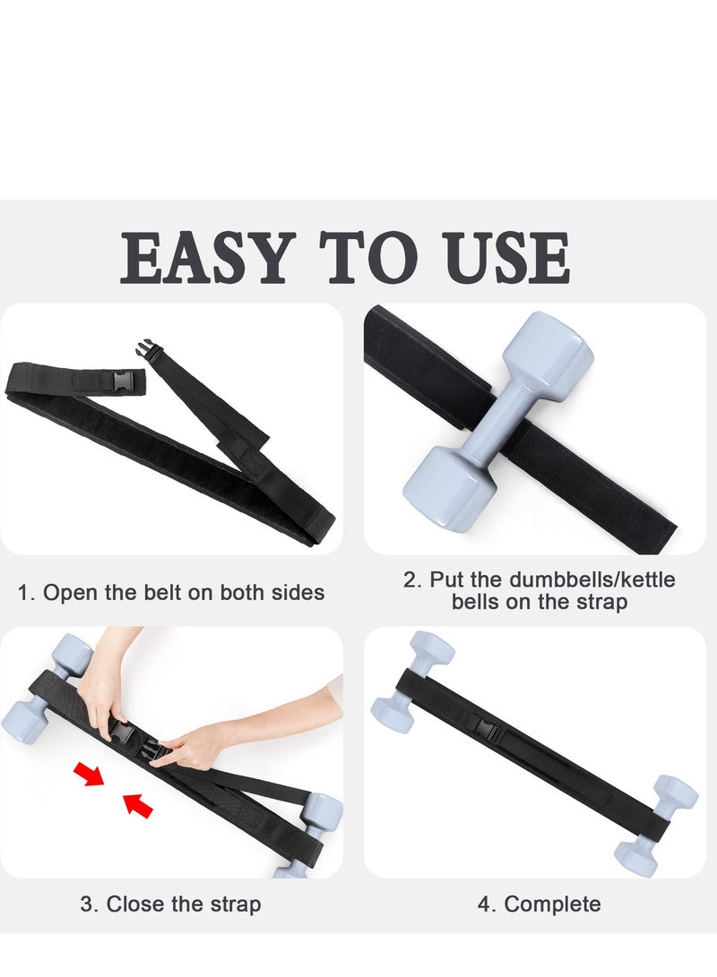 Zikra ExerciseHip Thrust Belt, Booty Belt for Hip Thrust Use with Dumbbells, Kettlebells, Plates, Exercise Hip Thrust Belt with Slip-Resistant Padding for the Gym, Home and Workouts - Image 5