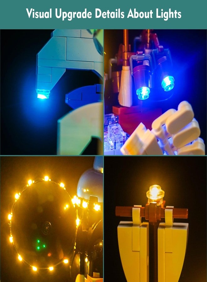 LocoLee Light Compatible with Lego Magic of Disney 21352 Lighting Set Accessories Compatible with Lego 21352, No Models Only Light (Music Version) - Image 5
