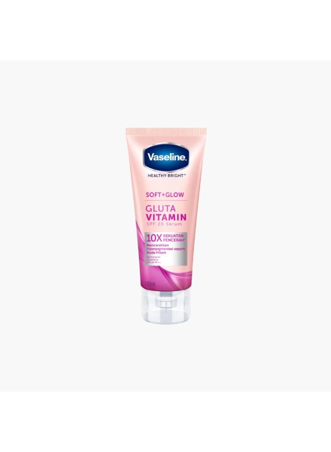 Vaseline Healthy Bright Gluta Vitamin SPF 20 Serum | Body Lotion for Daily Hydration & Skin Comfort | 180 ml - Image 1