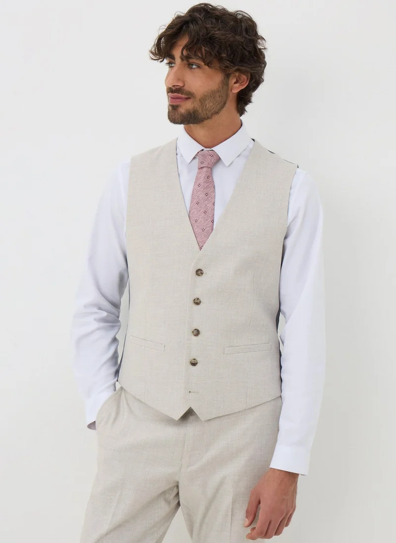 Matalan Taylor & Wright Monaco Stone Waistcoat