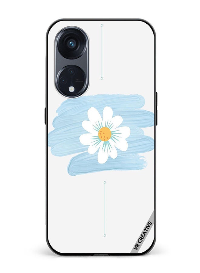 VR CREATIVE Protective Case Cover For Oppo Reno8 T 5G Flower Design Multicolour - Image 1