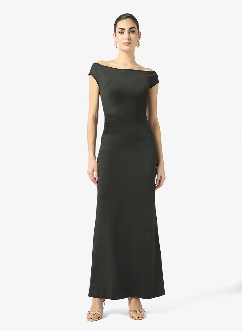 Ginger Off Shoulder Bodycon Dress