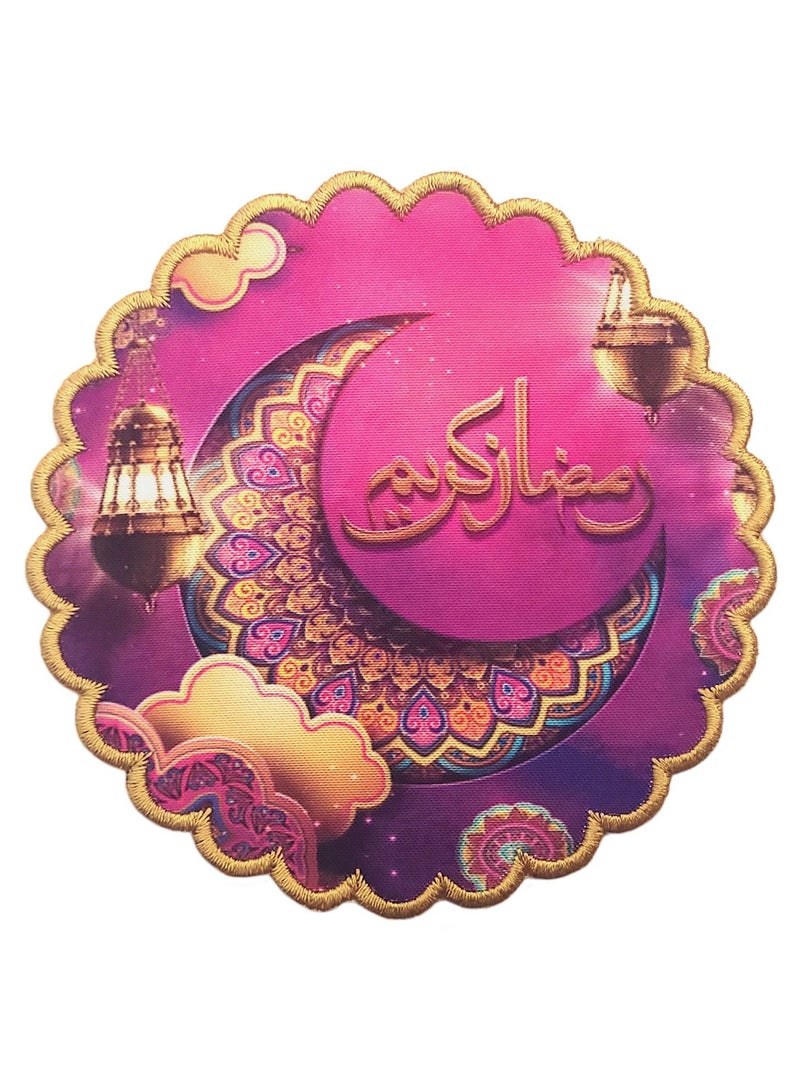 Alwan Ramadan Kareem Fabric Coaster Set of 6 - Image 2