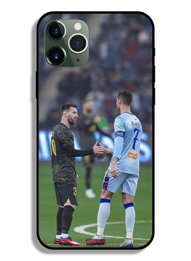 Tolwak Apple iPhone 11 Pro Max Protective Case Messi And Ronaldo - Image 2
