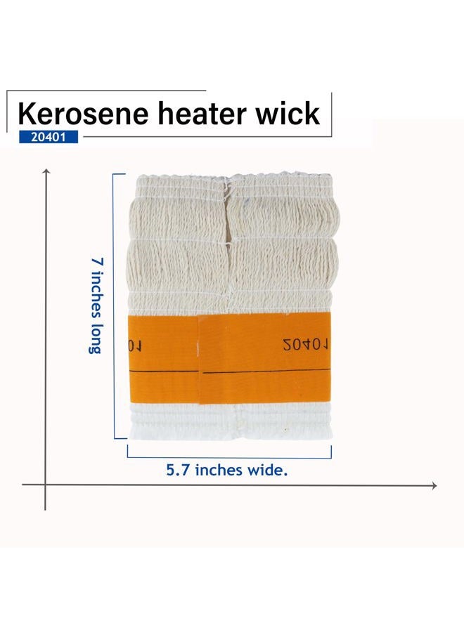 Irnyso Heater Oil Kerosene Lamp Wick 20401U CT1200 5.7''Wide x 7" Long fits Duraheat Dyna Glo RMC55-R7 RMC55-R7B Envirotemp Heatmate Keroheat Kerojet Kero-World Sengoku Mega etc - Image 3
