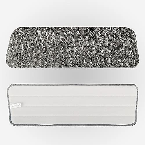 Rainmae 6 Pack Microfiber Spray Mop Replacement Heads for Wet Dry Mops, Premium Floor Cleaning Pads, Reusable Replacement Refills Compatible with Bona Floor Care System - Dark Gray - Image 5