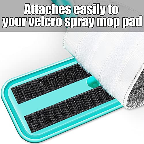 Rainmae 6 Pack Microfiber Spray Mop Replacement Heads for Wet Dry Mops, Premium Floor Cleaning Pads, Reusable Replacement Refills Compatible with Bona Floor Care System - Dark Gray - Image 3