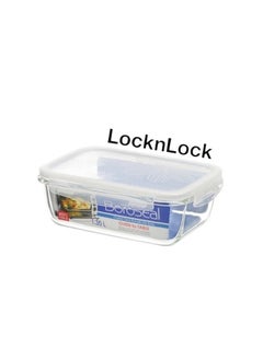 LOCK & LOCK LocknLock 1.35L Oven-Safe Glass Rectangular Container with Airtight Lid - Microwave, Freezer, and Dishwasher Safe  - Image 1