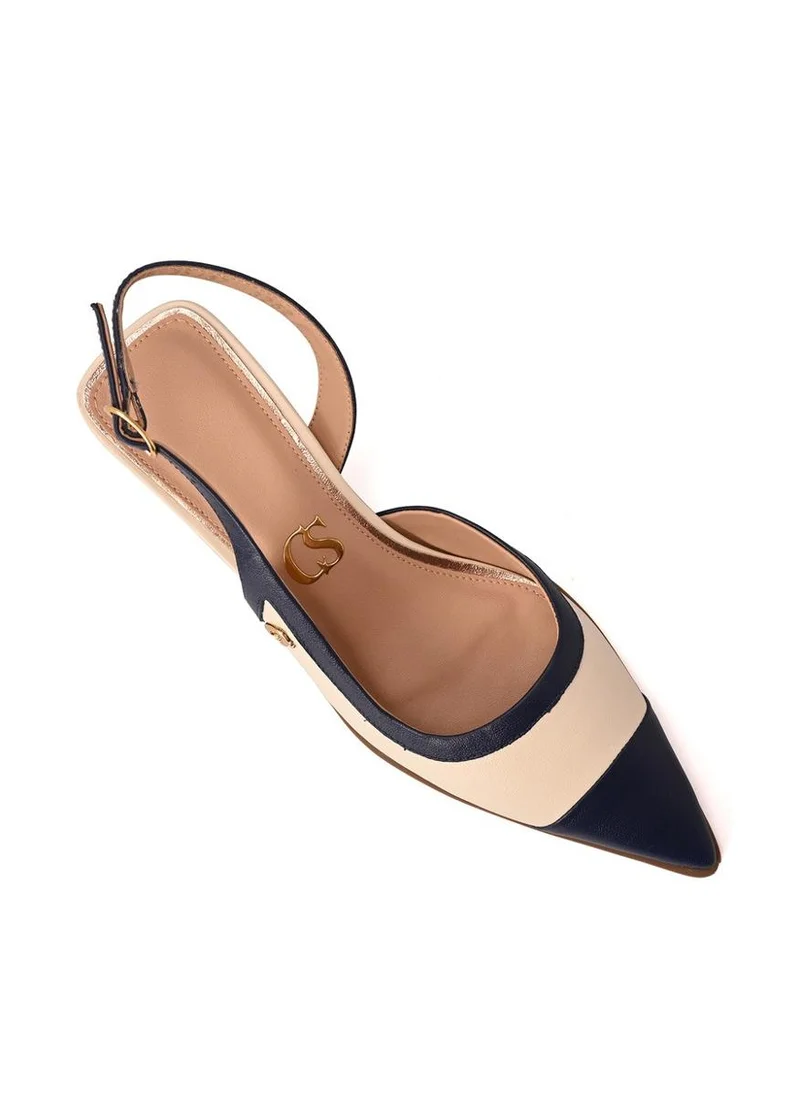 Carmen Steffens  Scarpin Bicolor Silk for Women | Best Price UAE