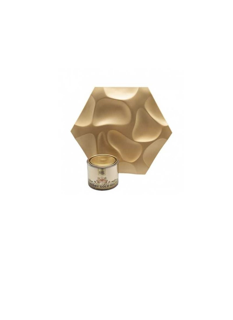 Coprabel Easy Color Hobby Gold 909 Paint - 125ml  - Image 3