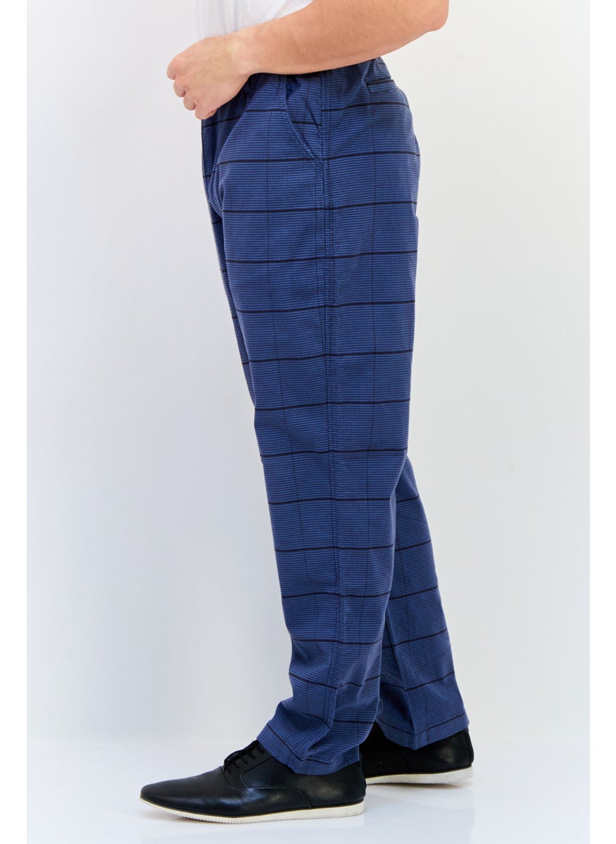 Levi's - Men Regular Fit Windowpane Pattern Straight Pants, Multicolor - Image 1