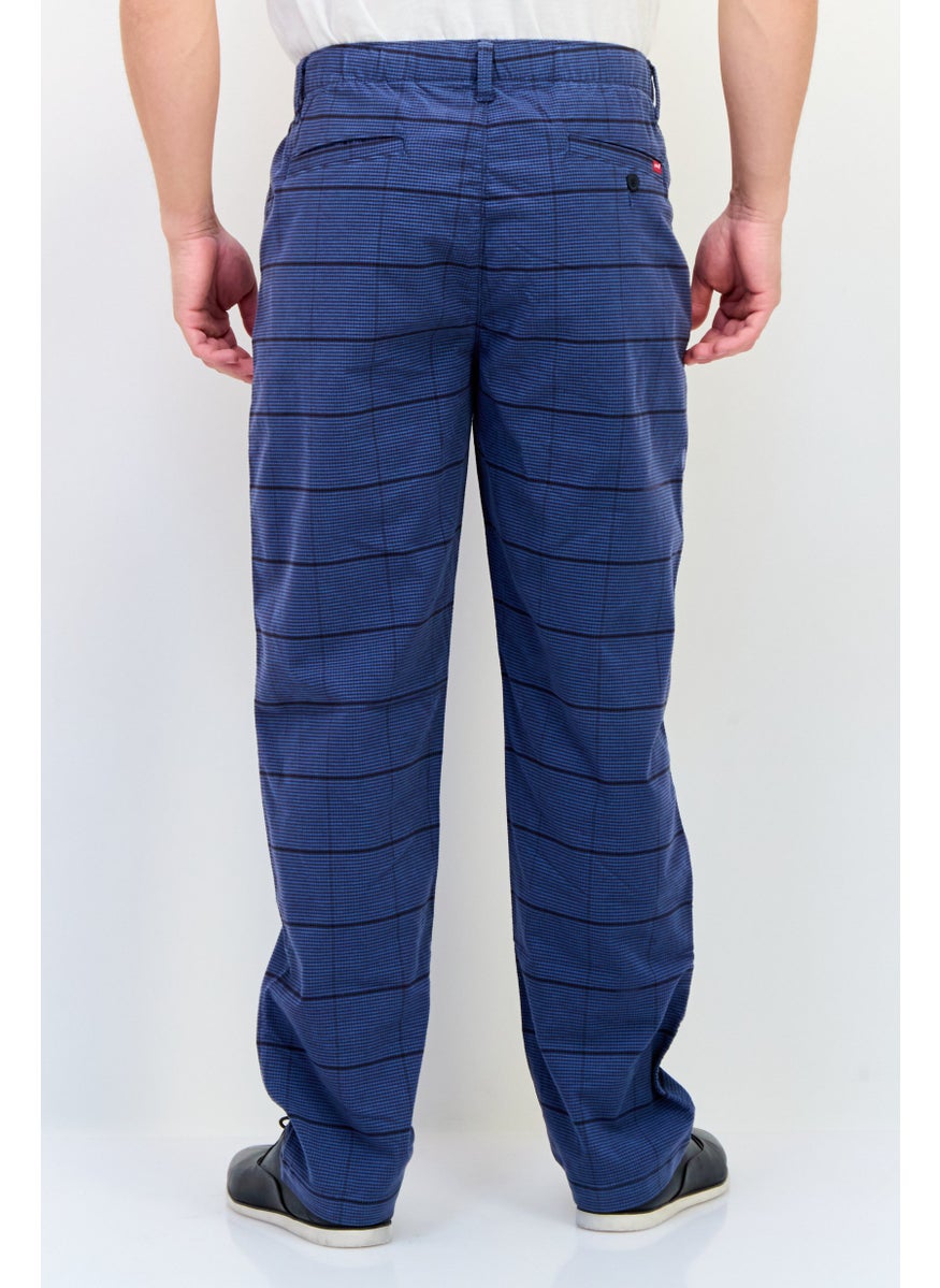 Levi's - Men Regular Fit Windowpane Pattern Straight Pants, Multicolor - Image 1