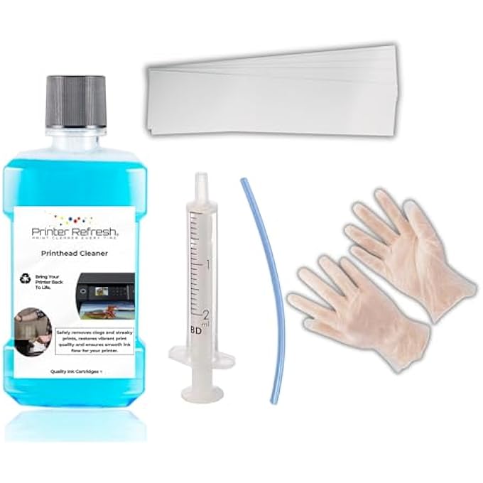 PRINTER REFRESH LTD - BLOCKED PRINTHEAD CLEANER AND UNBLOCKER KIT - BLOCKED PRINTER NOZZLE CLEANING - COMPATIBLE WITH EPSON PRINTERS - Image 1