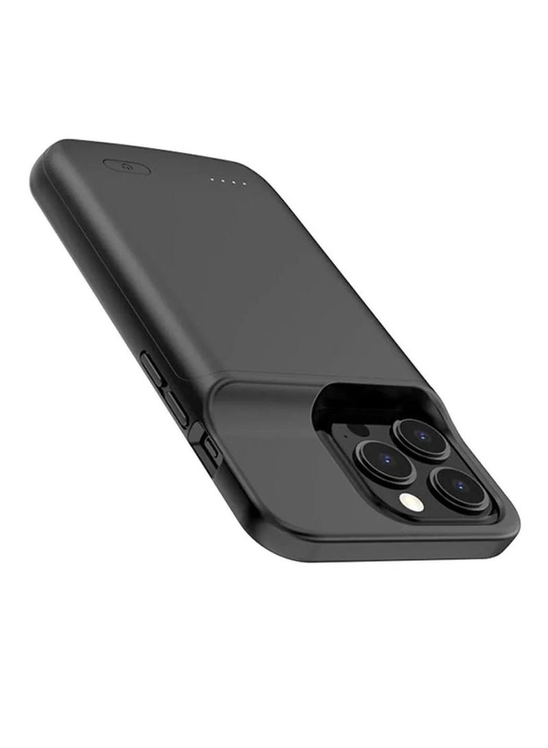 MOCOM Battery Case Cover for Apple iPhone 14 Pro Max Black - 4500mAh - Image 3