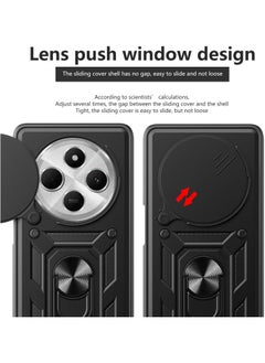 Generic Shield Full Protection Case With Metal Ring &Slide Camera Cover For redmi 14c case  - Image 2