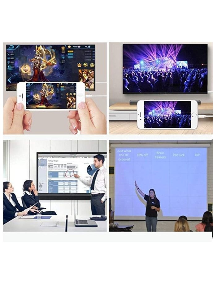 DUSALA Lighing to HDMI Adapter,1080P Lighing Digital AV Adapter with Lighing Charging Port,HDMI Sync Screen Connector  - Image 5