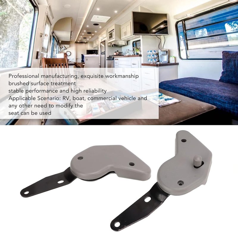 Aramox Car Seat Angle Adjuster, Cold Rolled Steel Seat Recliner with 90-180 Degrees Adjustment for RV and Boat - Image 3