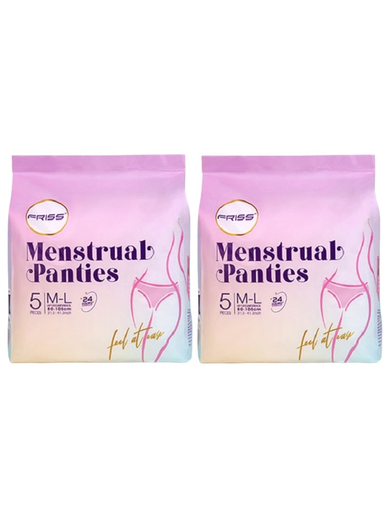 FRISS 10-Pack Overnight Panties Medium to Large – Total Leak Protection, All-Night Comfort, No Pads Needed - Image 1