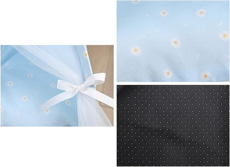 Blue Small Breathable Cave Bed For Indoor Cats And Small Dogs With Removable 2 Sided Cushion - Image 4