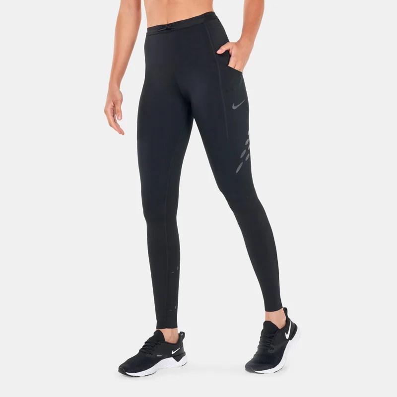 Nike black Women's Dri-FIT Run Division Pocket Running Leggings for Women | Best Price UAE