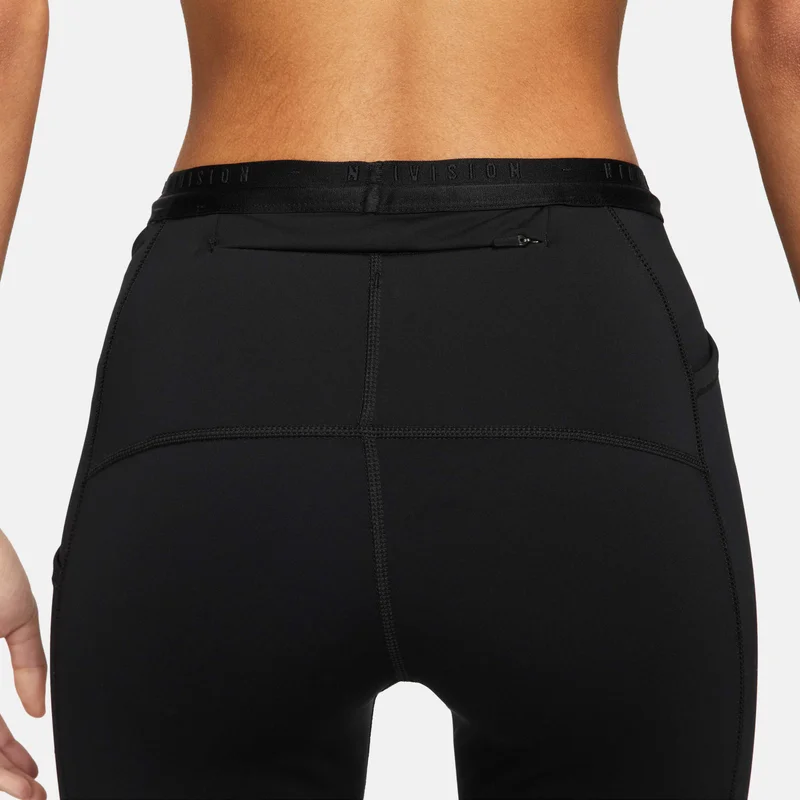 Nike black Women's Dri-FIT Run Division Pocket Running Leggings for Women | Best Price UAE