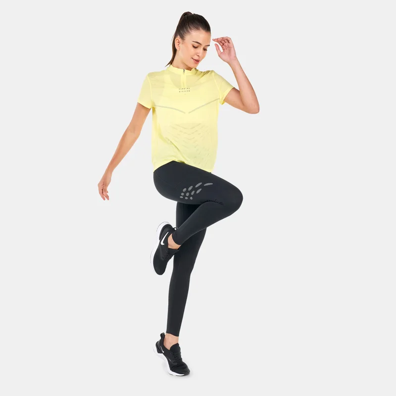Nike black Women's Dri-FIT Run Division Pocket Running Leggings for Women | Best Price UAE