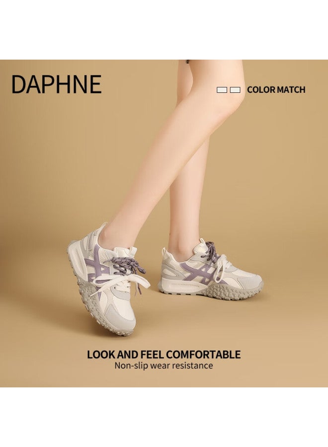 Daphne Women's Height Increasing Shoes New Spring Fashion Casual Thick Sole Breathable Sports Training Shoes - Image 5