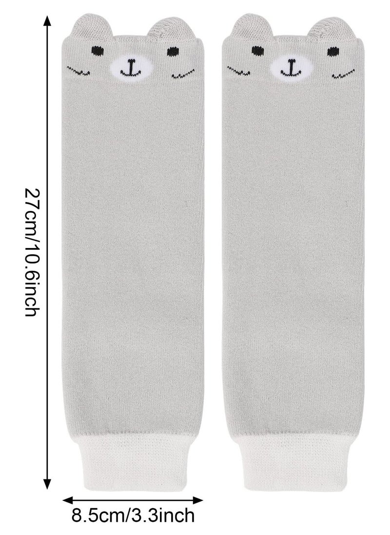 Generic Toddler Baby Leg Warmers, Cute Animal Pattern Long Legwarmers Knee Socks Knee Protector Leg Sleeves for Baby Kids Toddlers Girl and Boy 0-5 Years, Best Infant Gift, One Size, Pack of 4  - Image 3